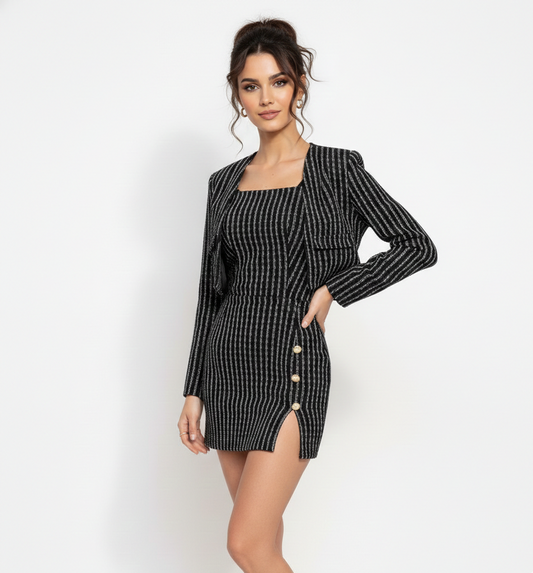 Vestido con Torerita Set de Dos Piezas